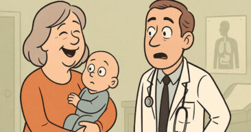 Hun dro til legen med babyen. Men det som skjedde? Jeg ler så tårene triller!