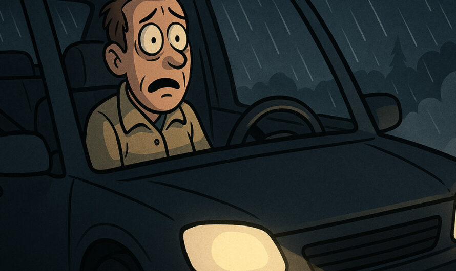 Han haiket i uværet. Men det som skjedde? Jeg ler så tårene triller!