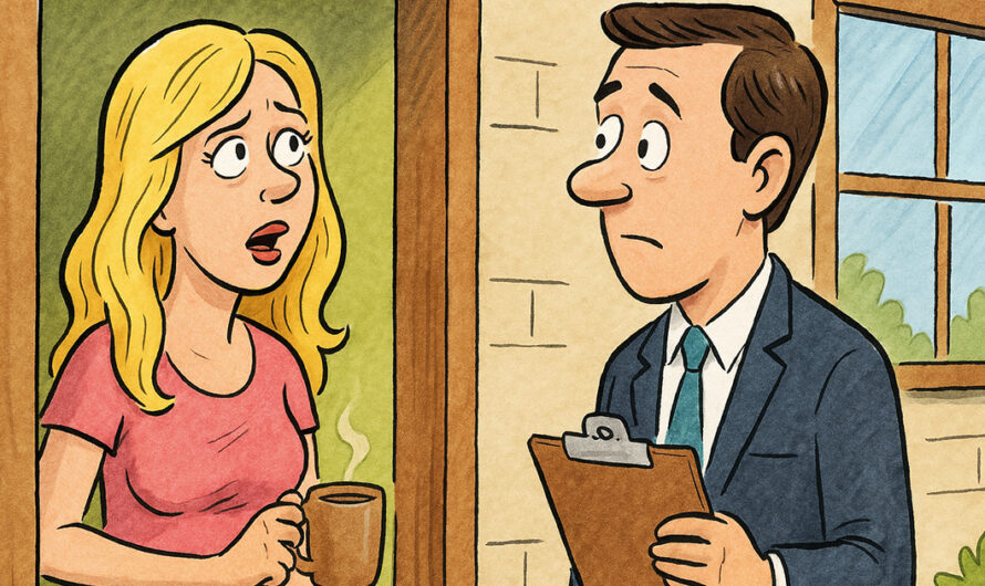 Folketellingen kom på besøk til blondinnen. Men det som skjedde? Jeg ler så tårene triller!