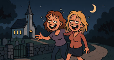 De to konene dro ut på jentekveld. Det som skjedde? Jeg ler så tårene triller!