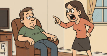 Hun var lei av den late ektemannen. Til slutt ordnet hun det selv!