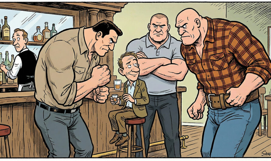 Han skulle fortelle en vits i baren. Resultatet? Jeg ler så jeg griner!