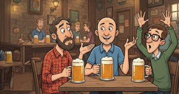 De diskuterte hvem sin kone som var dummest. Vinneren? Jeg ler så tårene triller!