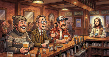 De så plutselig Jesus i baren. Det som skjedde? Jeg ler så tårene triller!