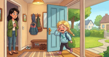 Lille Eva kom gråtende hjem fra skolen. Grunnen? Jeg ler så tårene triller!