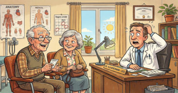 Det eldre paret besøkte legen. Men vent til du hører hva de ville!