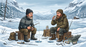 Vits: Isfiske og ekteskapsråd