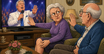 Det eldre paret så på TV-gudstjenesten. Det som skjedde? Jeg ler så tårene triller!