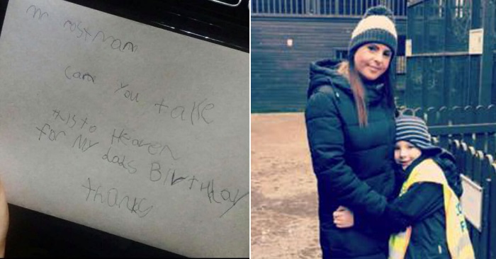 7-åringen skriver et brev til faren i himmelen. Nå rører postmannens svar tusenvis til tårer!