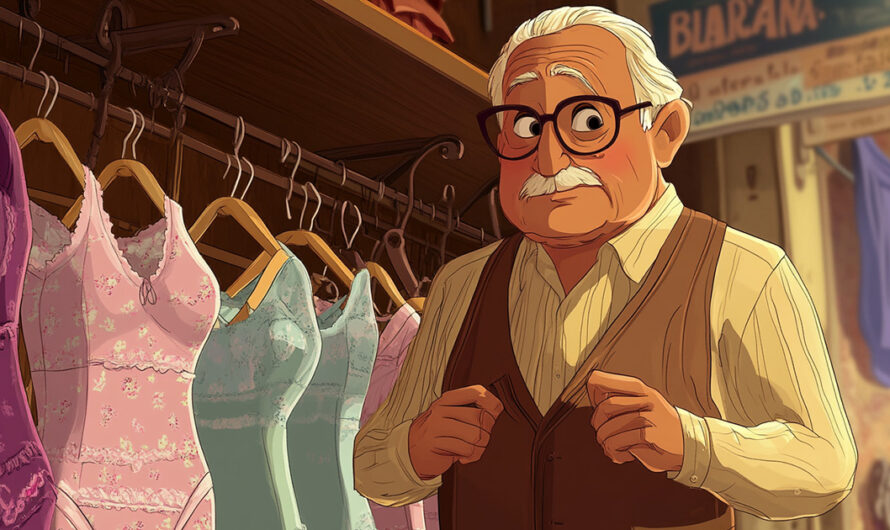 Han kjøpte undertøy til kona. Hvordan det gikk? Jeg ler så tårene triller!