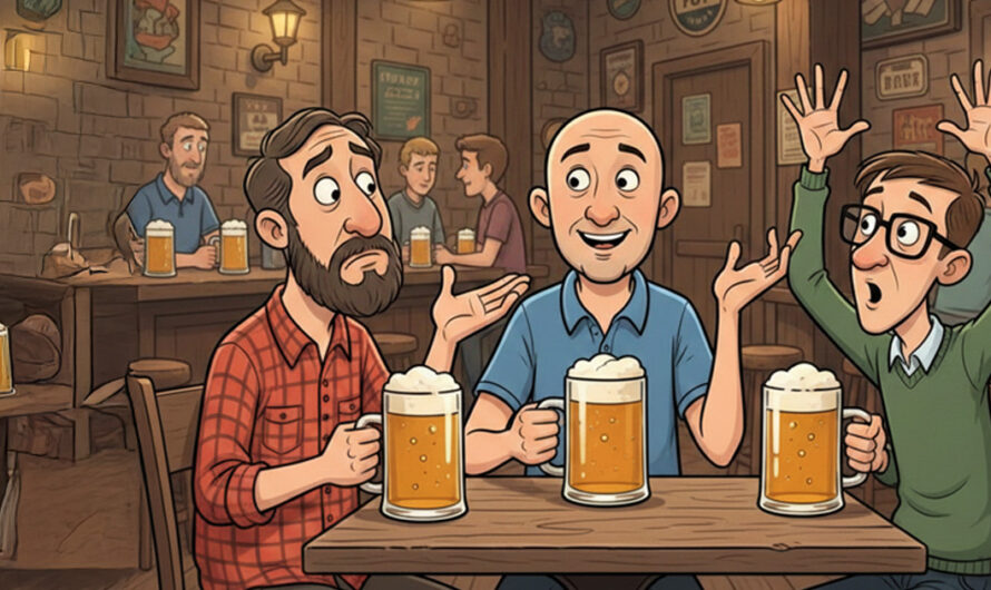 De diskuterte hvem sin kone som var dummest. Vinneren? Jeg ler så tårene triller!