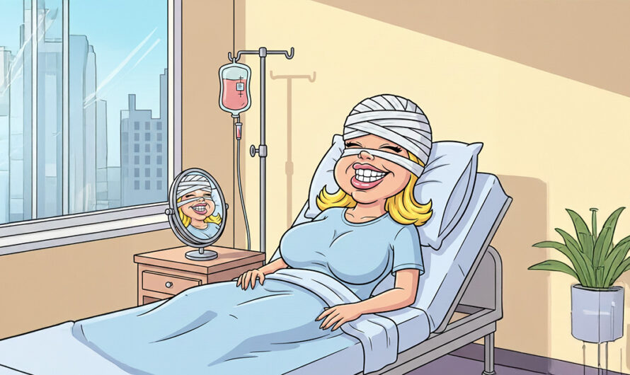 Hun ble innlagt på sykehuset. Men det som skjedde? Jeg ler så tårene triller!