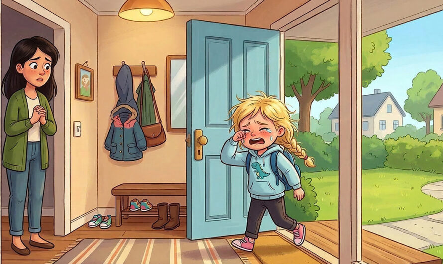 Lille Eva kom gråtende hjem fra skolen. Grunnen? Jeg ler så tårene triller!