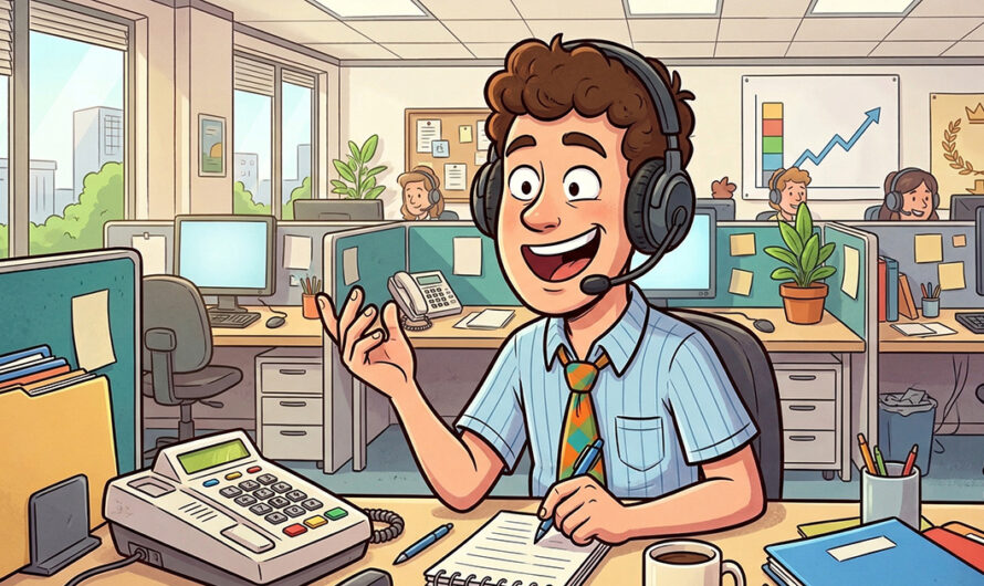 Telefonselgeren ringte i lunsjpausen. Svaret? Jeg ler så tårene triller!