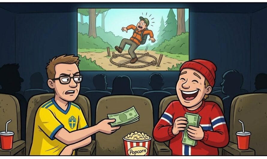 Nordmannen veddet med svensken. Resultatet? Jeg ler så tårene triller!