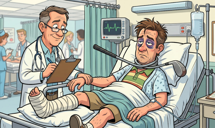 Han havnet på legevakten med hukommelsestap. Grunnen? Jeg ler så tårene triller!