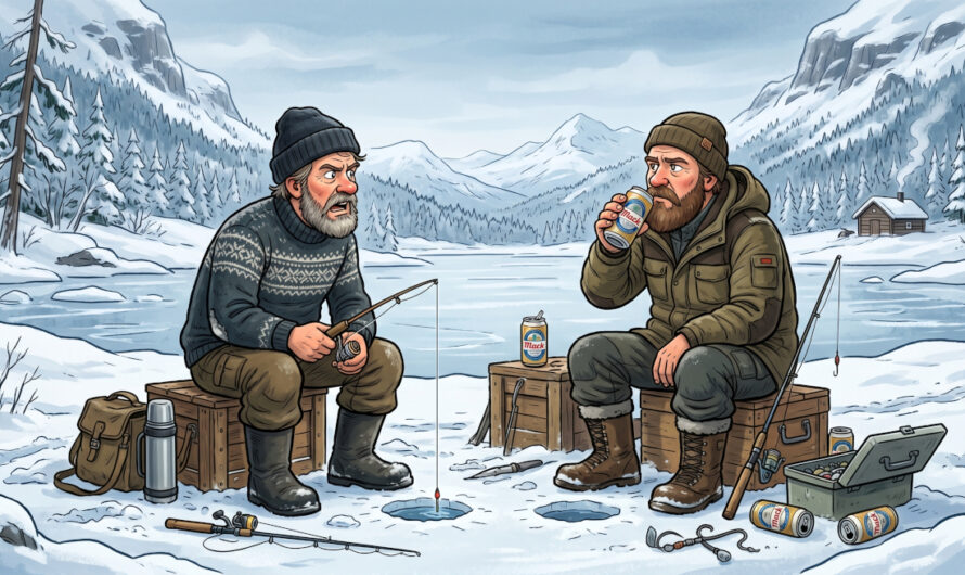 Vits: Isfiske og ekteskapsråd