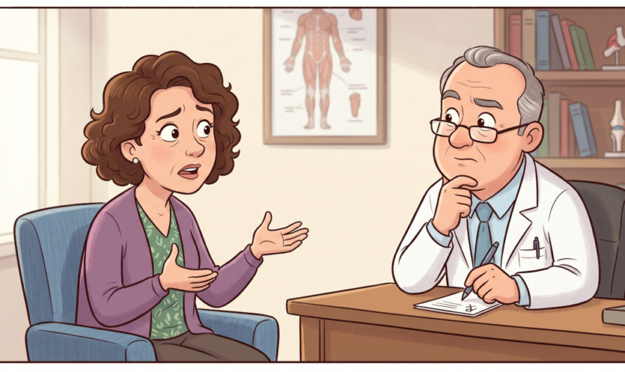 Hun dro til legen fordi hun prompet så ofte. Legens svar? Jeg ler så tårene triller!