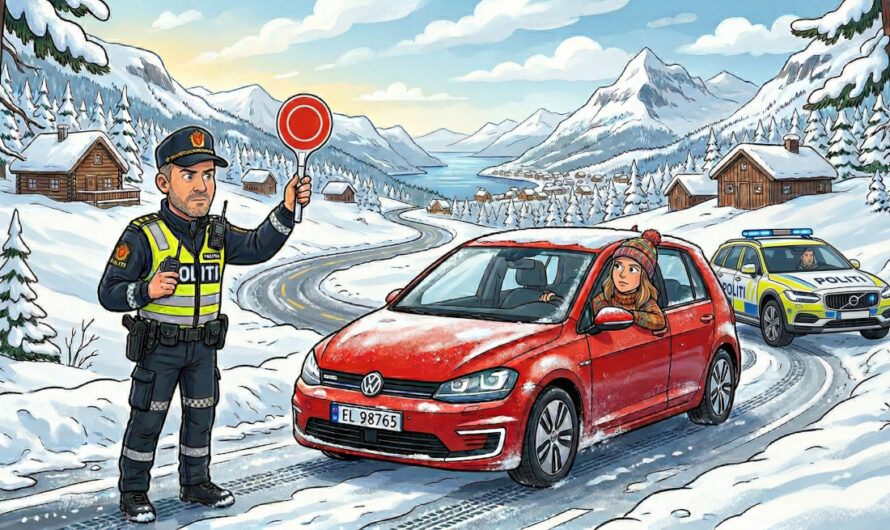 Hun ble stoppet i fartskontroll. Det som skjedde? Jeg ler så tårene triller!