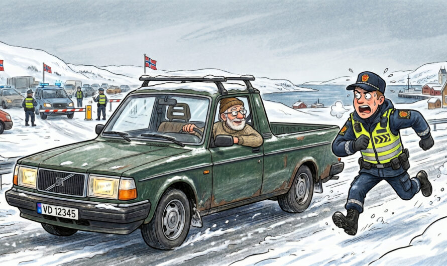 Han ble stoppet i politikontroll. Men det som skjedde? Jeg ler så tårene triller!